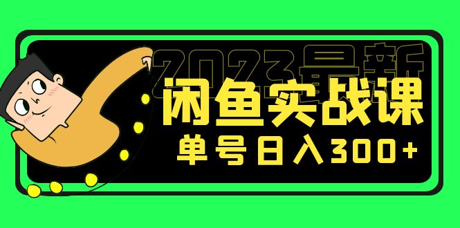 花599买的闲鱼项目：2023最新闲鱼实战课，单号日入300+（7节课）-小哥找项目网创