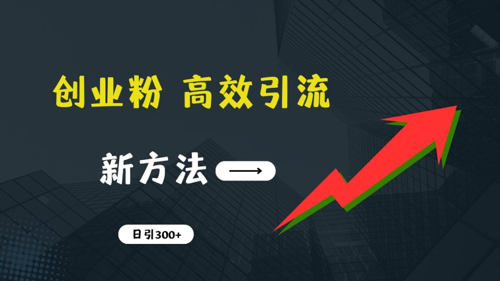 快速引流创业粉：抖音工具号日引300+实战技巧，创业粉引流全攻略-小哥找项目网创