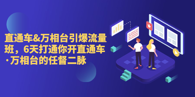 直通车+万相台引爆流量班，6天打通你开直通车·万相台的任督 二脉-小哥找项目网创