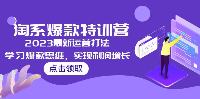 2023淘系爆款特训营，2023最新运营打法，学习爆款思维，实现利润增长-小哥找项目网创