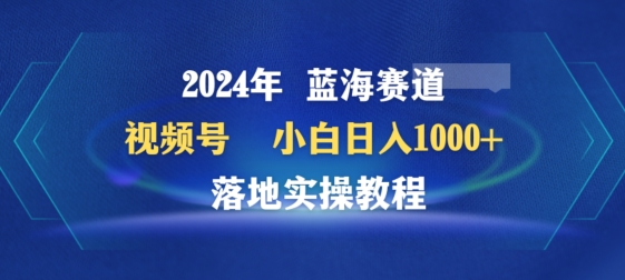 2024年视频号蓝海赛道百家讲坛，小白日入1000+，落地实操教程-小哥找项目网创