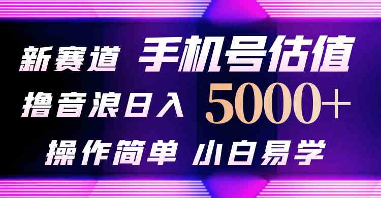 （10154期）抖音不出境直播【手机号估值】最新撸音浪，日入5000+，简单易学，适合…-小哥找项目网创