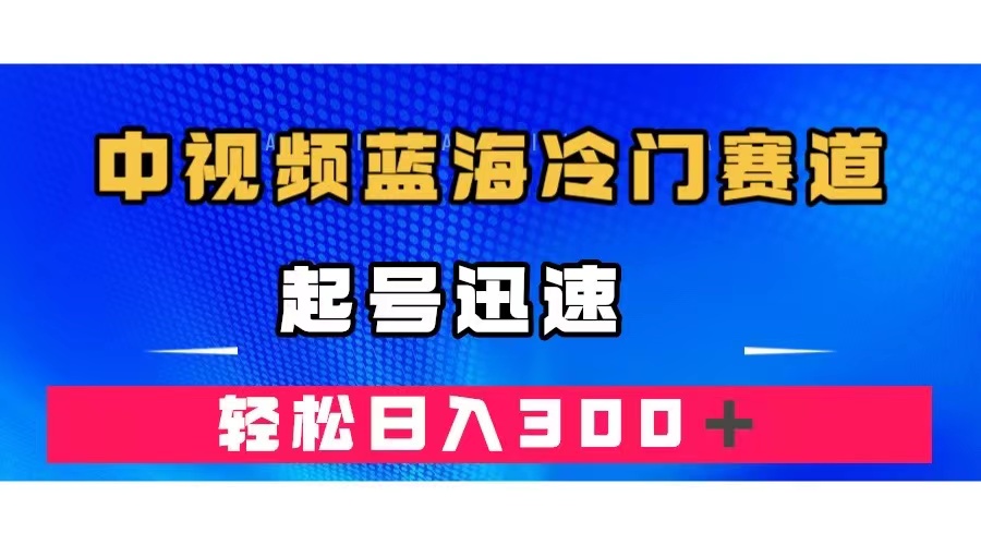 中视频蓝海冷门赛道，韩国视频奇闻解说，起号迅速，日入300＋-小哥找项目网创